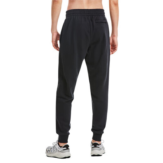 UNDERARMOR Autumn and Winter Rival Men's Fleece Sports and Leisure Leg Pants 1379774 Black 001 L