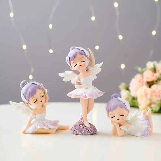 Xixiao ballet girl ornaments cute cartoon bedroom bedside table desktop children's princess room decorations small gifts ballet princess sleeping beauty