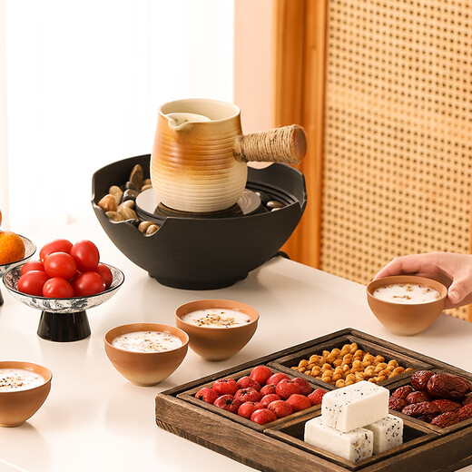 Haomai stove-cooked tea roasted milk pot tea maker 2025 new complete tea set set household teapot Mid-Autumn Festival gift 1 pack gradient style pot kettle 550ml