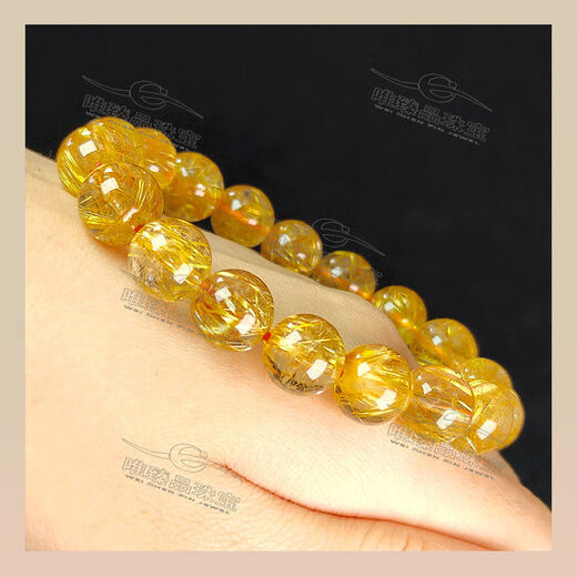 Baozha Super Red Rabbit Fur Gold Strawberry Tourmaline Bracelet Silver Titanium Crystal Tanzanite Peter Stone Purple Titanium Aurora Super Seven Crystal Bracelet Purchase into the live broadcast room to purchase and support three days of unreasonable