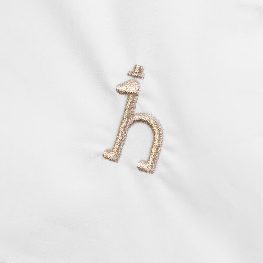 HAZZYS brand children's clothing girls' shirt autumn new style comfortable, soft and thin lapel simple casual long-sleeved shirt white 105cm