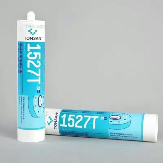 XMSJ可赛新 TONSAN天山1587密封胶 1596 1598 1592硅橡胶平面密封剂耐 1587(100g)