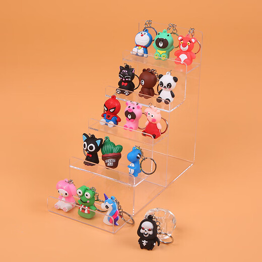 钥匙扣生肖挂饰pvc软胶卡通动漫挂扣挂饰书包文具挂件 随机1个