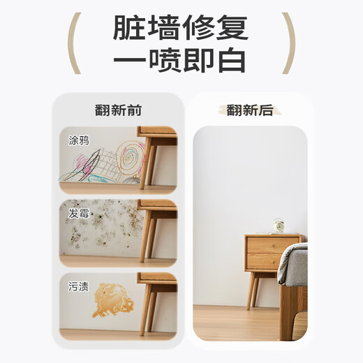 Carbaoli wall repair self-spray paint wall repair paste latex paint wall repair paste white wall decontamination repair artifact white paint 600ml