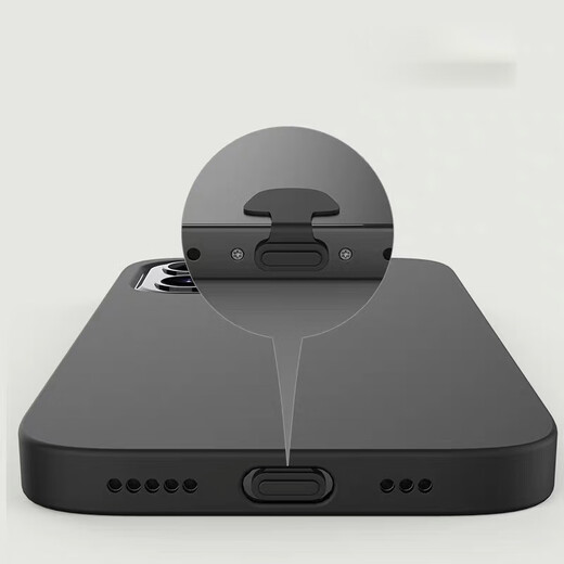 Kunsui Type-C interface Android phone charging port dustproof plug anti-lost and anti-dust silicone plug charging port plug power plug black Type-C charging port dustproof plug 3 pack