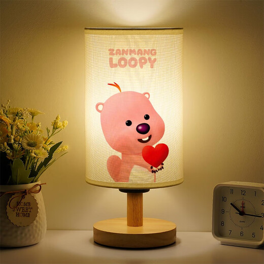 创京懿选loopy小夜灯情侣露比卧室床头海狸可爱卡通创意小台灯礼物灯 YJR3892海狸-暖光3瓦-LED灯 按钮开关_内扁插