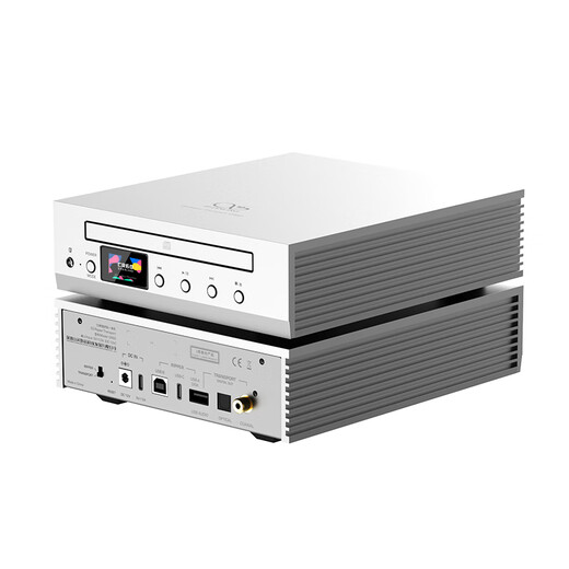 SHANLING CR60 CD turntable and track all-in-one HiFi fever home desktop lossless player digital turntable U disk hard disk desktop CD player CR60 silver