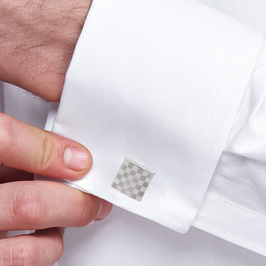 Mingjin French cufflinks men's British style suit shirt cufflinks high-end high-end crystal diamond shirt button cufflinks gold crystal (pair) ordinary style