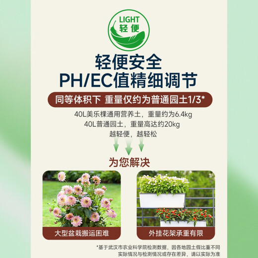 Meileke Nutrient Soil Universal Home Gardening Peat Soil Organic Planting Soil Universal Fertilizer Large Bag Matrix Soil Large Bag Meileke-8L Araceae Nutrient Soil