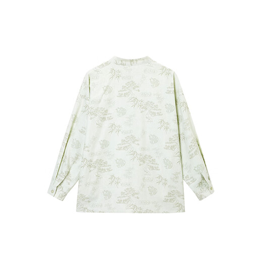 MQD Boys Autumn National Fashion Cool Casual Stand Collar Shirt 135340103 Design and Color 140cm