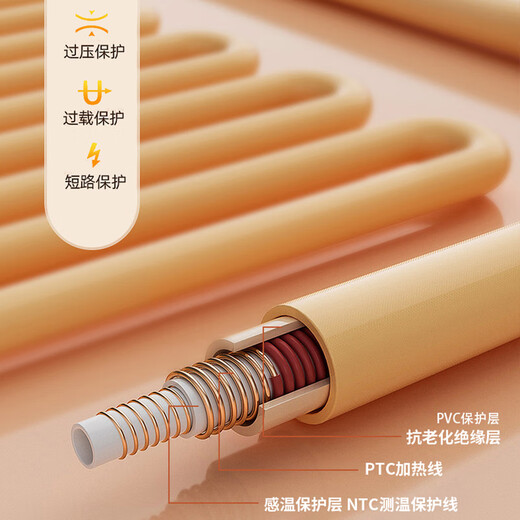 Merf Yunshang Electric Heating Blanket Heating Warming Shawl USB Washable Leg Cover Shawl Outdoor Home Office Carbon Nano Festival Edition Maple Leaf Red + Large Power Bank