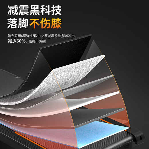 ANTEPOP treadmill home weight loss walking machine intelligent silent shock absorption foldable small fitness equipment basic model brushless motor 12-speed speed adjustment