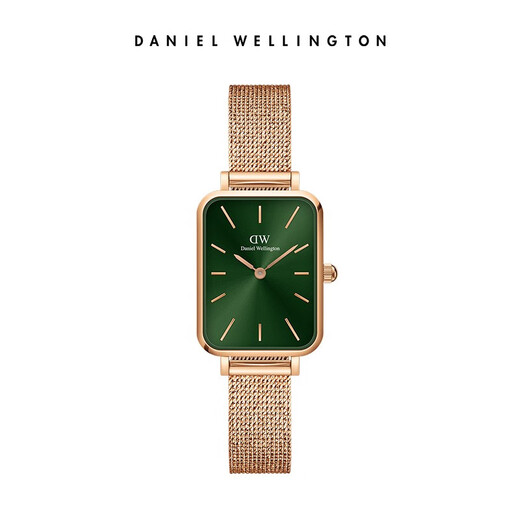 Daniel Wellington DW ladies watch small green watch fashion European and American watch classic retro small square watch New Year gift DW445