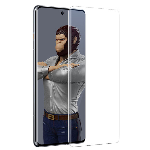 Mr. Lansang is suitable for oppoFindX7 tempered film FindX7 mobile phone film curved UV full-screen tempered film anti-fall, wear-resistant and scratch-resistant protective film Find X7