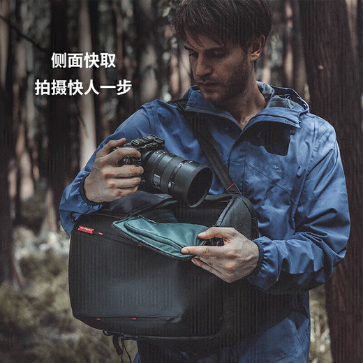 PGYTECH Photography Bag Backpack Camera Bag Mirrorless Nikon Sony Canon Dandelion OneMo Lite Photography Bag Large Capacity Outdoor Travel Digital Backpack Twilight Black 22L