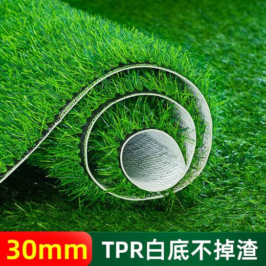 Elegant artificial lawn carpet sun room glass roof special artificial green outdoor artificial decorative floor mat fake turf 3cmTPR white background does not fall off 3m wide (it takes a few meters to take a few pieces)