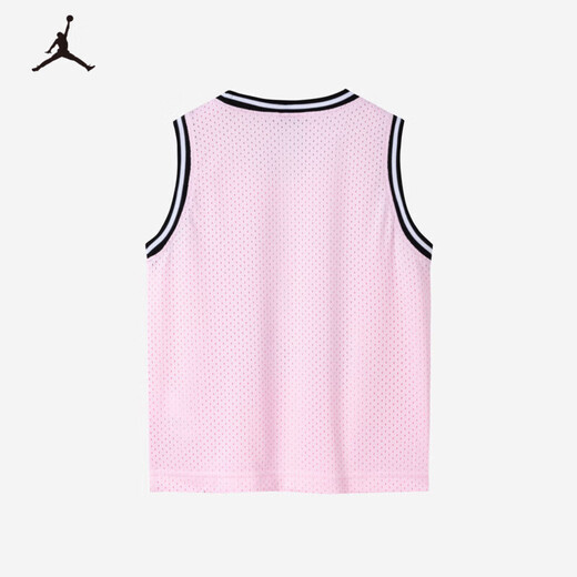 Jordan Nike (NIKE) children's sports vest summer children's sleeveless T-shirt Sakura Pink 155 (L)