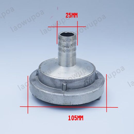 Replacement water pipe joint 65 to 25 2.5 inch to 1 inch car wash variable diameter fire hydrant hose plug interface copper water gun + 10 meters one inch hose + conversion head