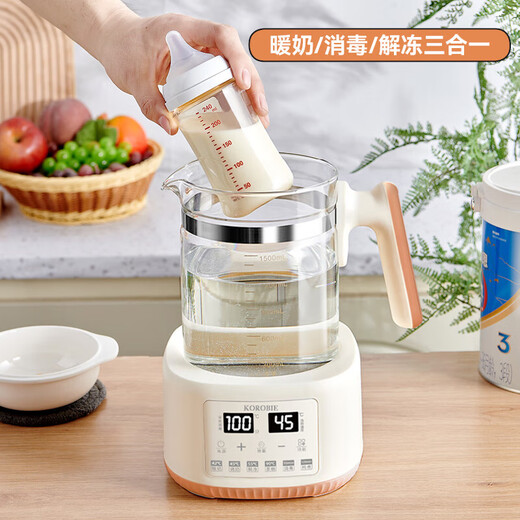 Health kettle, kettle, hot water kettle, constant temperature kettle, teapot, teapot, one-piece glass, fully automatic, small home, multifunctional office, large capacity, 304 stainless steel - 72 hours constant temperature - 1.3L