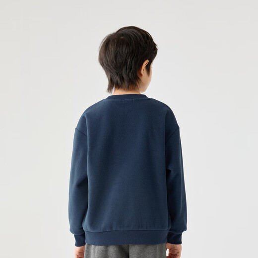 Balabala children's clothing children's sweatshirt autumn and winter 2024 boys and girls round neck pullover polar fleece top trendy 208424121216