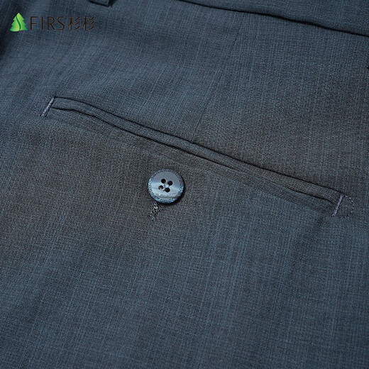 Shanshan Suit Men's Four Seasons Business Casual Comfortable Professional Formal Jacket Suit Suit Dress Men's Navy Blue 175/92A(48)