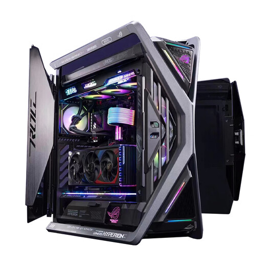 ASUS ROG Family Bucket R7 9800X3D AMD RTX5080 Host Night God Creator DIY Customized Host Game Rendering Assembly Computer AI Learning Complete Machine Four R7 9800X3D+RTX5080