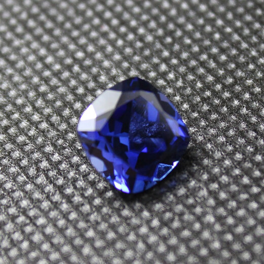 Fat Donglai quality tanzanite loose stone flawless pure heart of the ocean full azure blue tanzanite sapphire fat square (12X12mm)