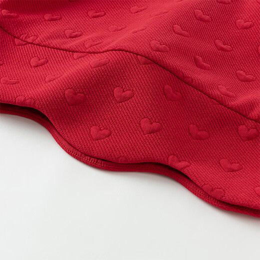 DAVE&BELLA Girls' Tank Top Children's Dress Sweet Baby Girl Dress Spring New Year Children's Dress Little Princess Dress Dark Red Ready in Stock 100 cm (recommended height 90-100cm)