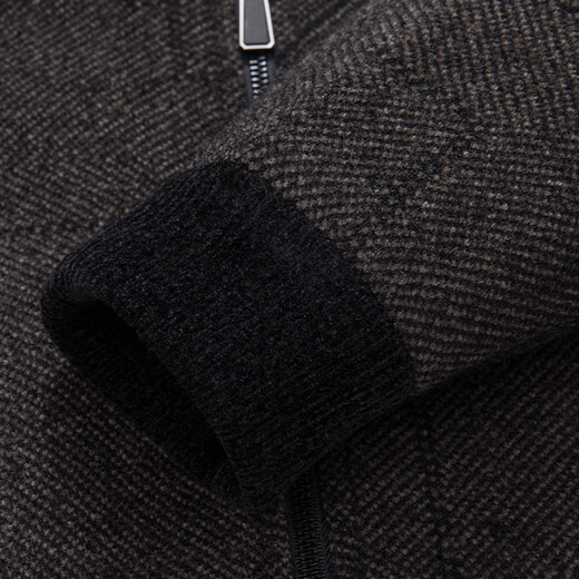 ROMON cotton jacket men's short stand-up collar thick warm winter business casual jacket men 2167 gray 175