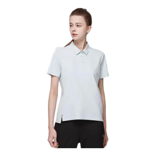 HALTI Finland 24HALTI women's sports short-sleeved POLO shirt UPF50+ lapel T-shirt HSOEA23337S meteorite black 165