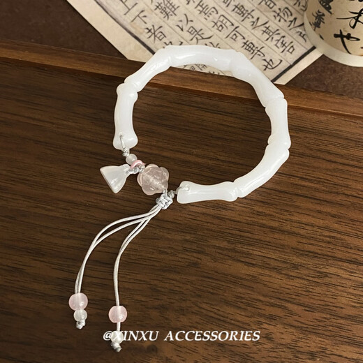 LEMIAO Neue Chinesische Lotus Bambus Harz Armband frauen Chinesischen Stil Mode Armband Persönlichkeit Armband Geschenk SL1049