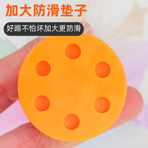 Duweck Feather Shuttlecock Sports Special Kick-Resistant Keys for Children and Elementary School Shuttlecock Competitions Rainbow Color Three Pack