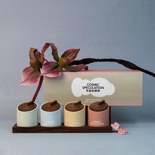 COSMIC SPECULATION New Year's gift for girlfriend's birthday Four Seasons Limited Scented Candle Gift Box 40g*4