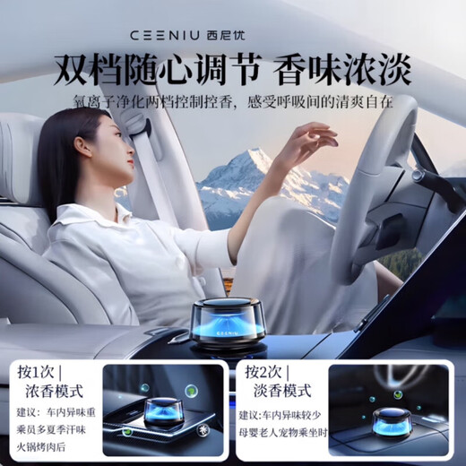 Xiniyu Kunlun Snow Mountain Landscape Xiniyu Car Aromatherapy Car Fragrance Fragrance Ornaments for Men Wilderness + Snow Mountain Upgraded Two-color Atmosphere Model Exploded 200g