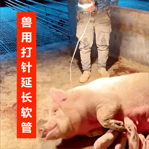 Vulgare cattle and sheep veterinary convenient syringe hose needle infusion set syringe needle injection extension cord extension for pig scalp. Buy 10 hoses (1 meter long) individually.