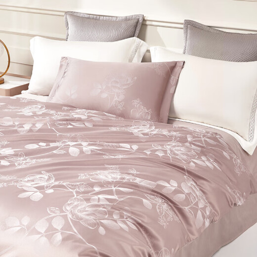 Boyang Home Textiles Jacquard Four-piece European-style Set Sheets and Quilt Covers Luxurious Light Luxurious Bedding Huanoyu 180cm