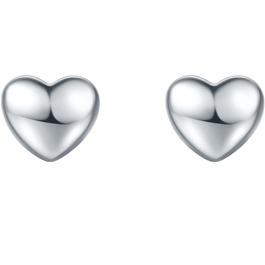 Saturday Fu PT950 platinum stud earrings, female B0912452, about 1.06g, one pair, birthday gift