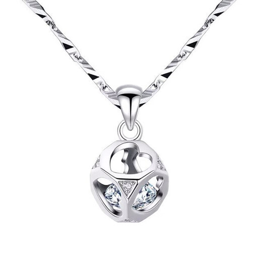 Fat Donglai same style platinum pendant without chain PT950 women's necklace single pendant single 18 clavicle chain single pendant platinum style 1