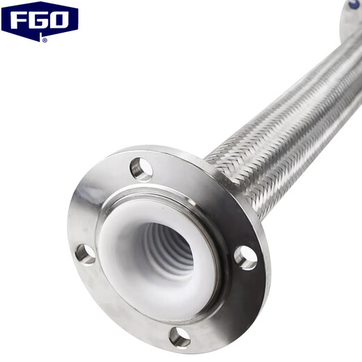 FGO stainless steel fluorine lined braided bellows BWGF46-16P DN32 length 10 meters DN32 stainless steel fluorine lined