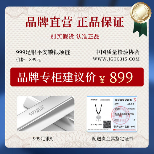 The only (Winy) 999 pure silver safe lock necklace women's sterling silver pendant birthday gift for girlfriend and wife jewelry