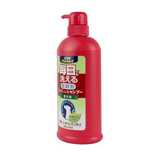 LION Pet Dry Cleaning Foam Dog and Cat Shower Gel Foot Cleansing No-Wash Foam Imported from Japan (for Dogs) Daily Wash Soft Floral Fragrance 550ml