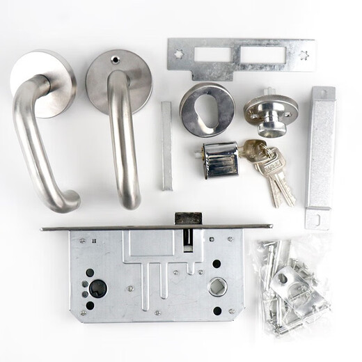 Bingyu stainless steel fireproof lock, safe passage lock, fire door aisle lock, high quality copper core fire door lock, 1 BY-L