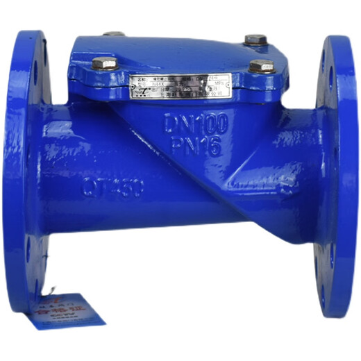 Rubber flap check valve H44X-16Q ductile iron plate flange pipe water pump one-way check valve DN50 100 ductile iron DN250