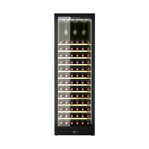 Curtis air-cooled new four-season constant temperature wine cabinet household air-cooled box ice tea red wine storage cabinet compressor lockable wine cabinet red wine storage refrigerator 1.8 meters high single temperature full shelf model + with door lock + depth 480 + height 1800