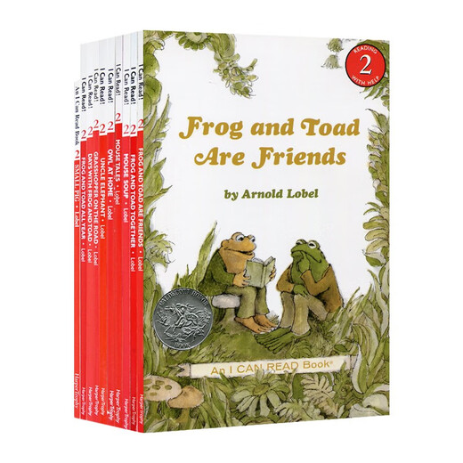 Frog and Toad 青蛙与蟾蜍是好朋友 10册合集（HarperCollins） 凯迪克大奖 汪培珽第三阶段 英文绘本 进口原版 5 岁-10岁 蓝思值200L-400L  小学教辅