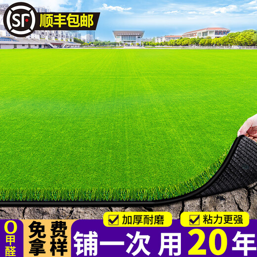 Elegant simulated artificial turf paving roof insulation fake turf plastic mat glass sun room outdoor balcony carpet special density 2cm spring grass 1m wide * 15m long