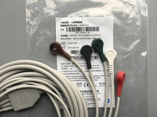Mindray Monitor original à 12 broches 5-guide fil de plomb EA6251B EA6231B EA6231A EA6251B Type de boucle 5-Guide