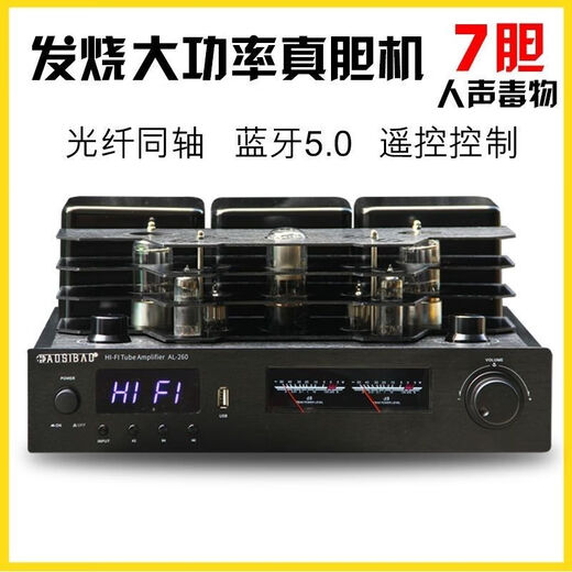 Augsburg 9-gallon fever hifi tube amplifier high-power lossless fiber optic coaxial Bluetooth with remote control karaoke 2022 version