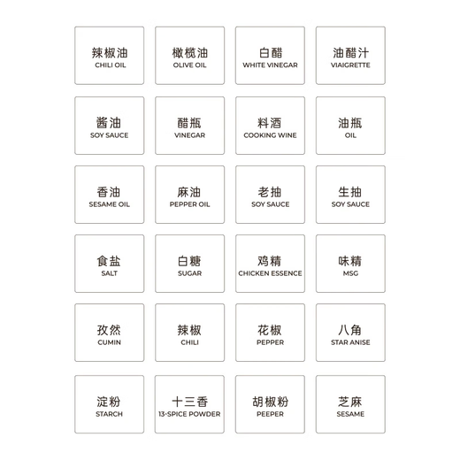 Zuutii seasoning jar kitchen Canadian seasoning jar seasoning box salt shaker glass seasoning jar moisture-proof seasoning box seasoning jar holder