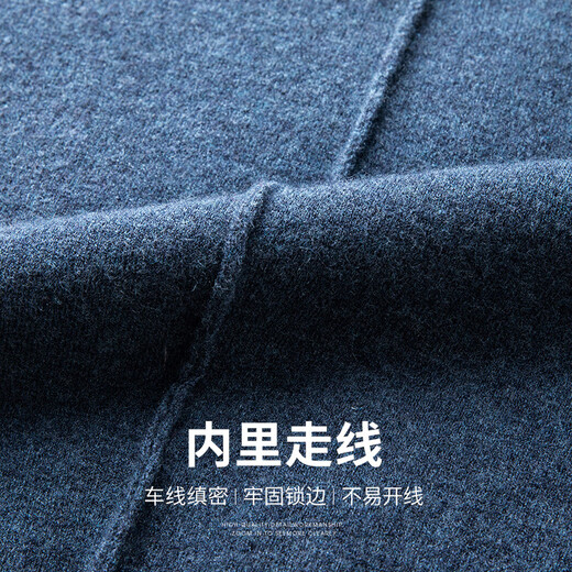 SHANSHAN Shanshan 100% pure wool sweater men's autumn and winter new wool men's thickened warm sweater animal year red sweater